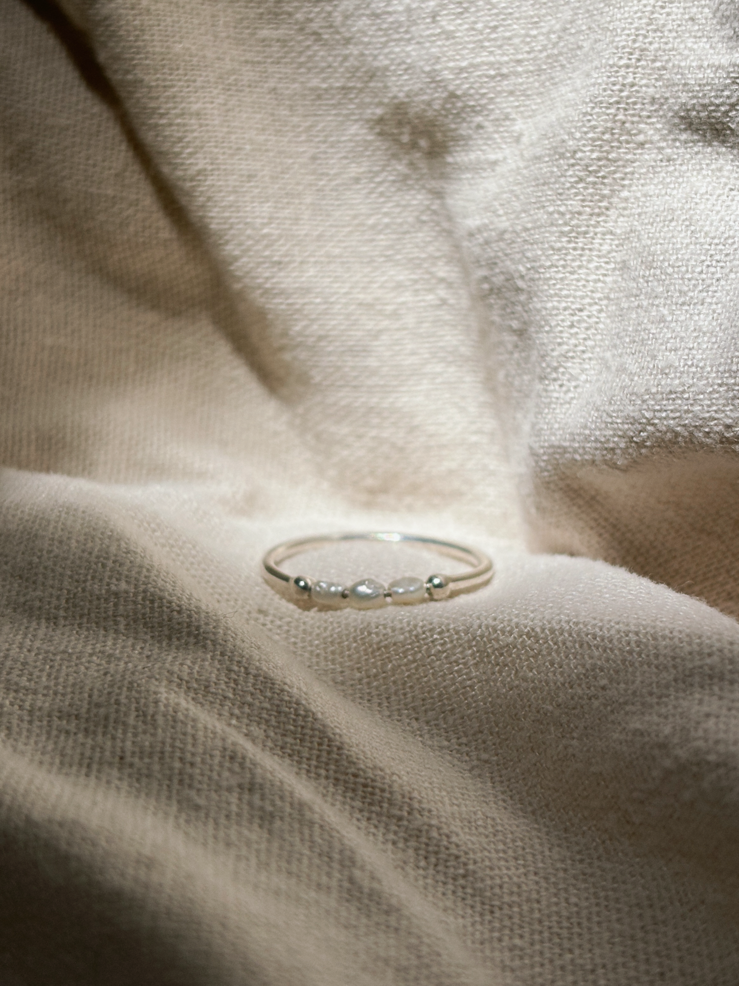 ALINA Pearl RING Silver