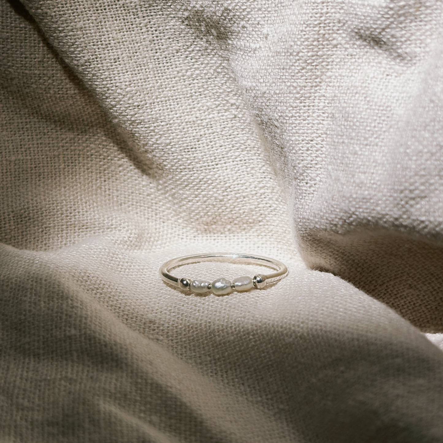 ALINA Pearl RING Silver
