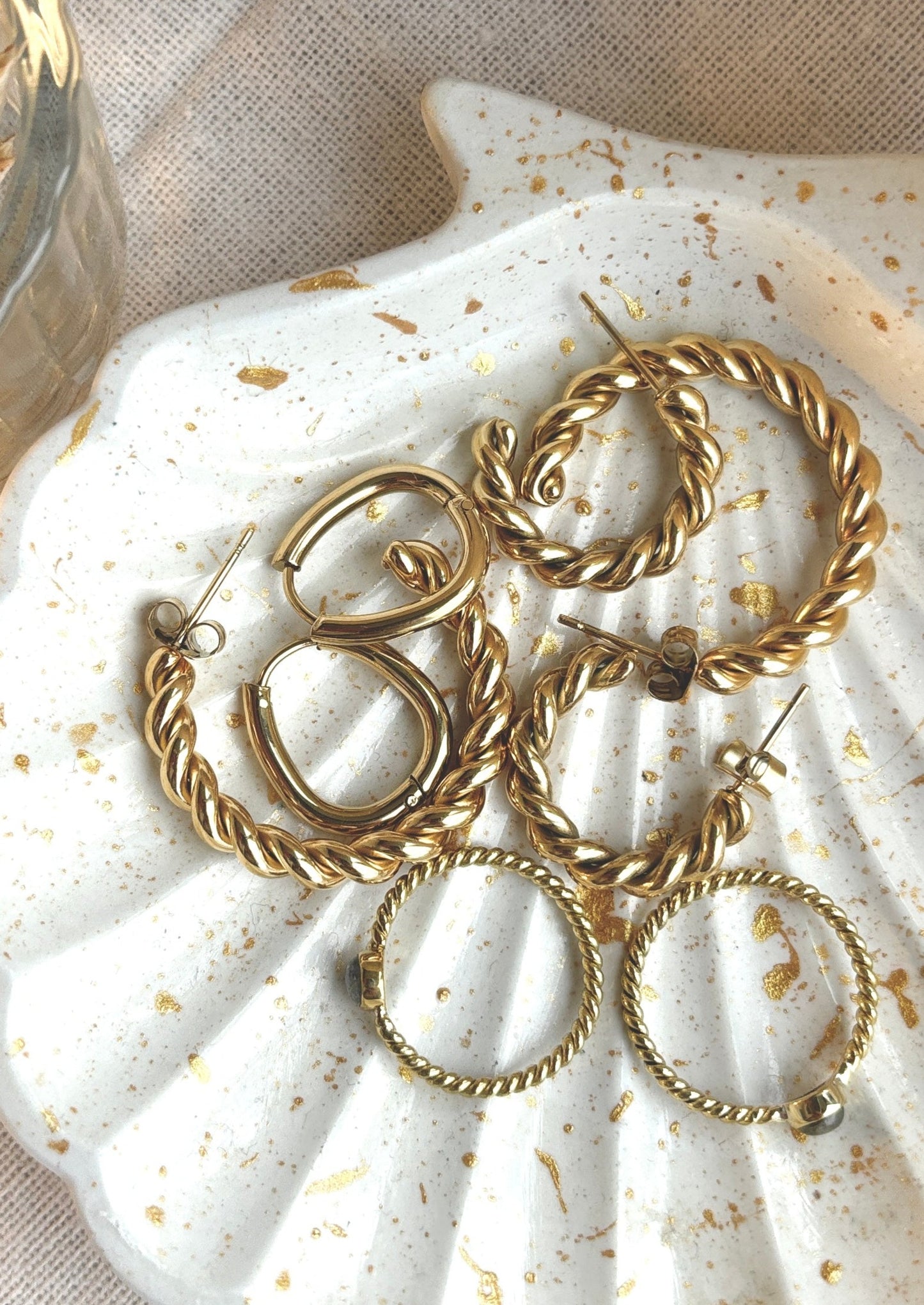 SENANG LABRADORIT Ring Gold