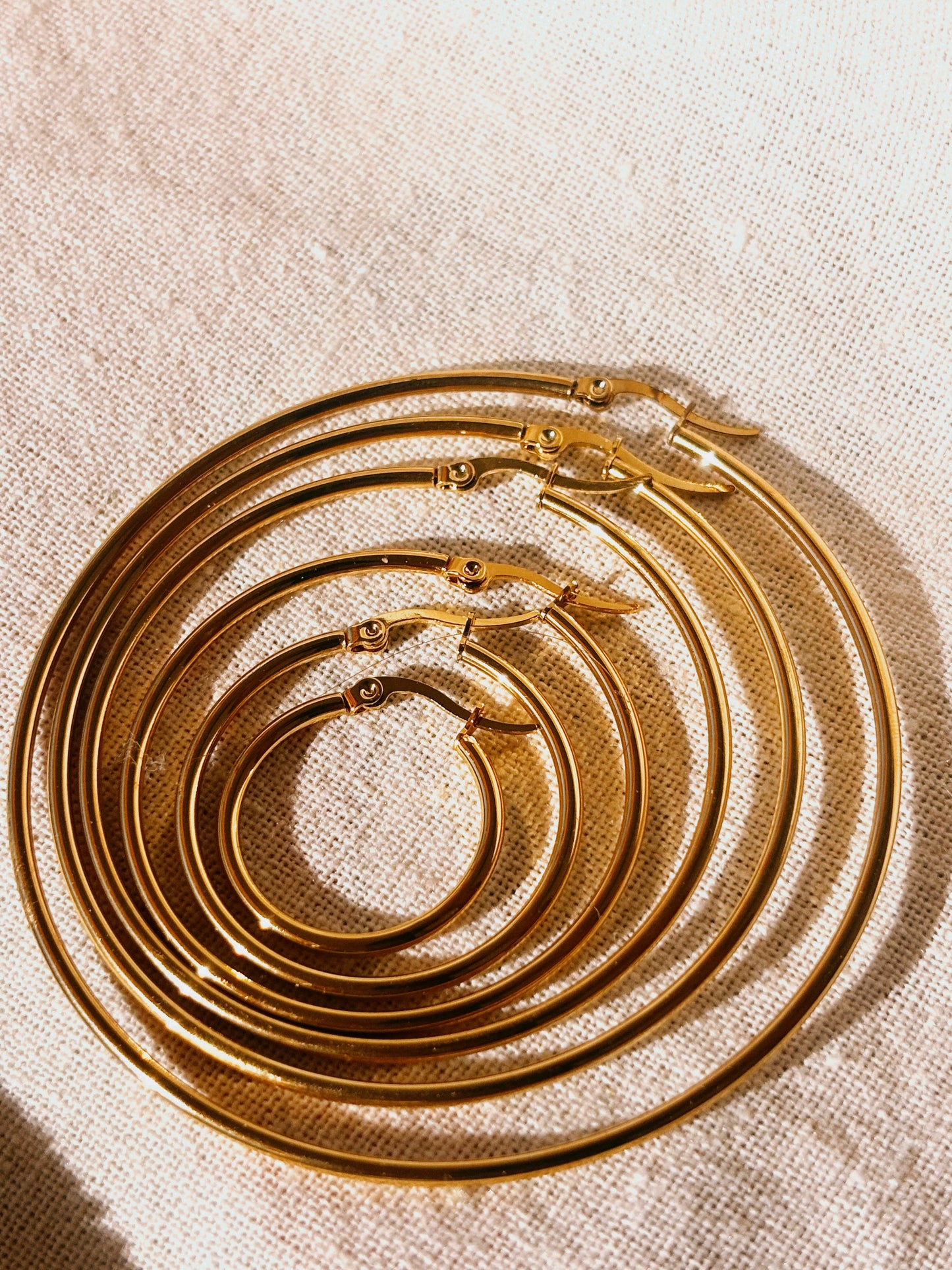LUMA HOOP 20mm Ohrring | Earring Gold