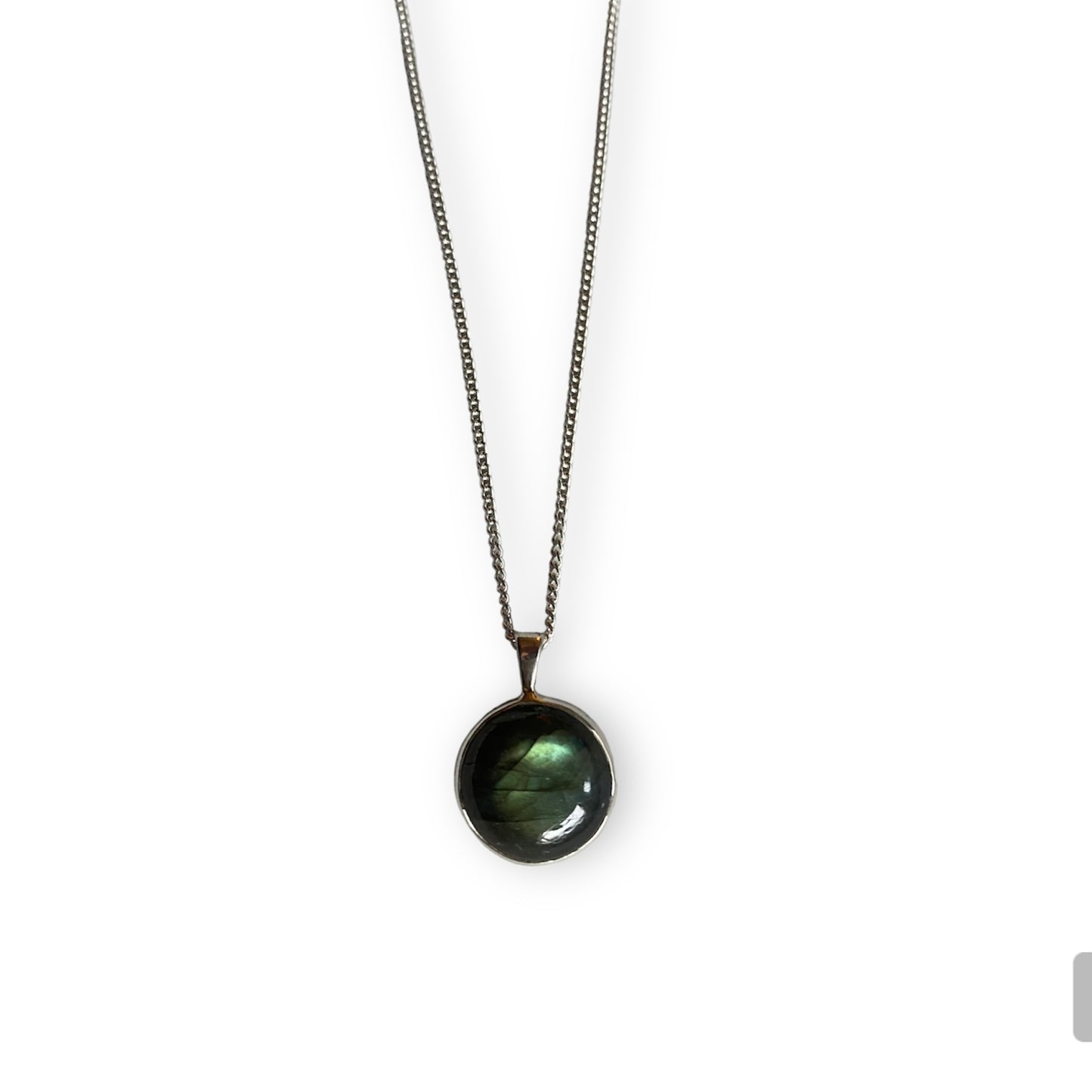 HANA LABRADORIT Halskette | Necklace Silver