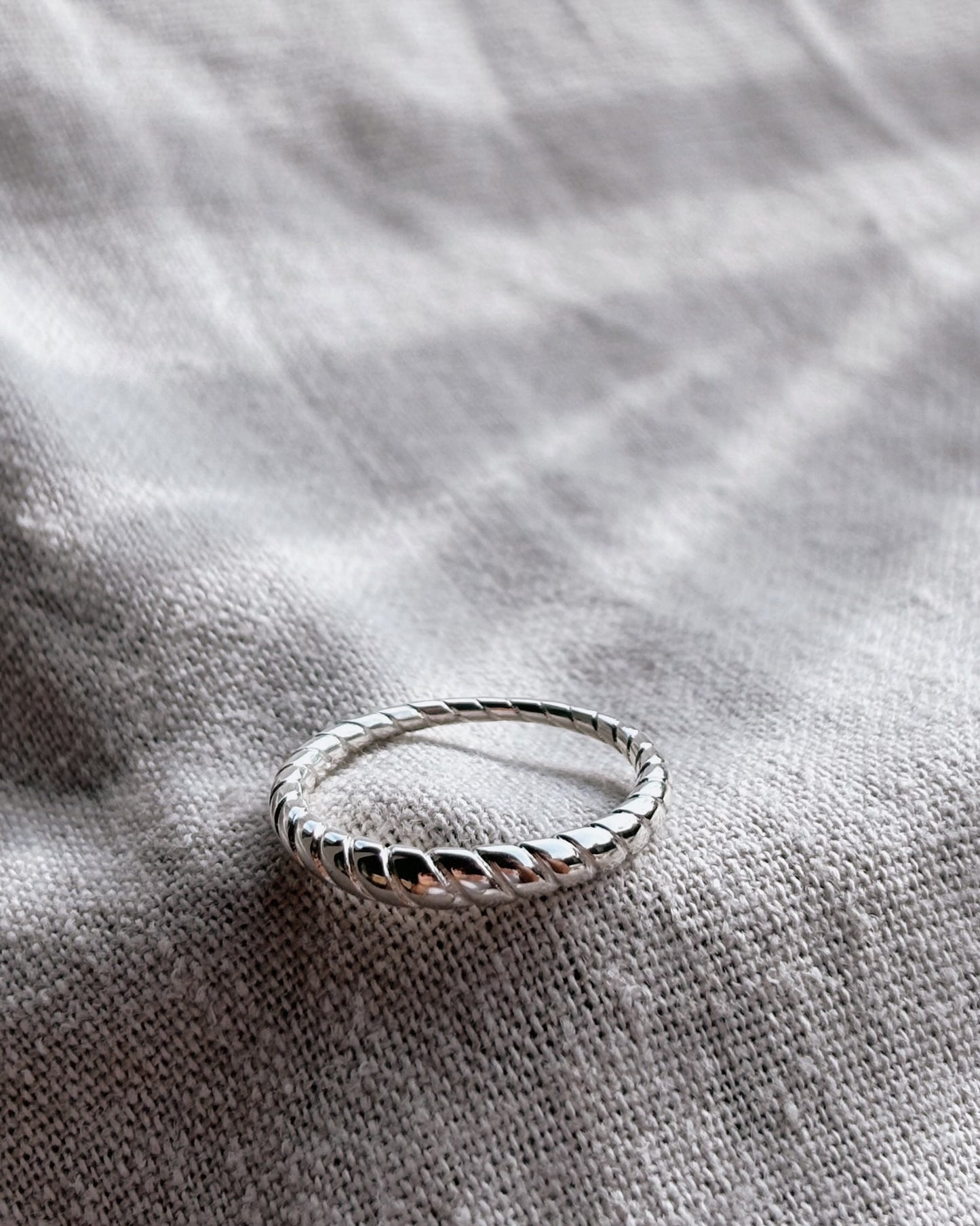 EMILY (twisted) Ring Silver