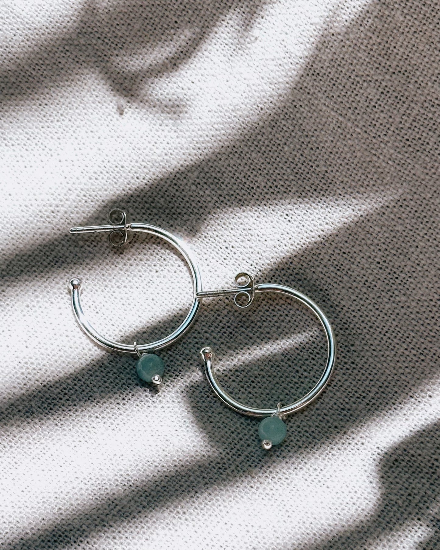 LIV Ohrring Amazonit | Earring Silver