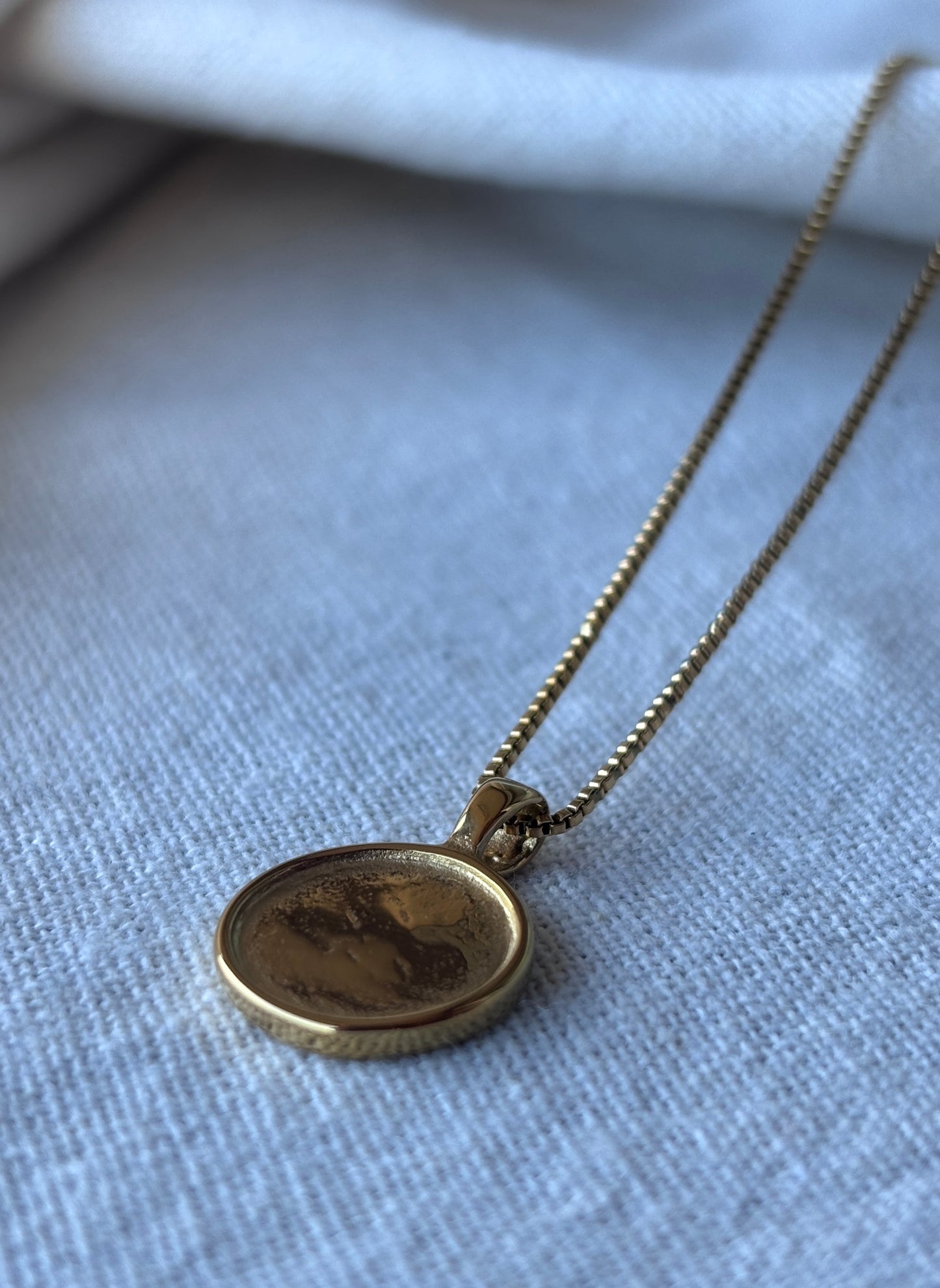 Persönliche Gravur | Engraving Kette Gold (Kette & Anhänger)