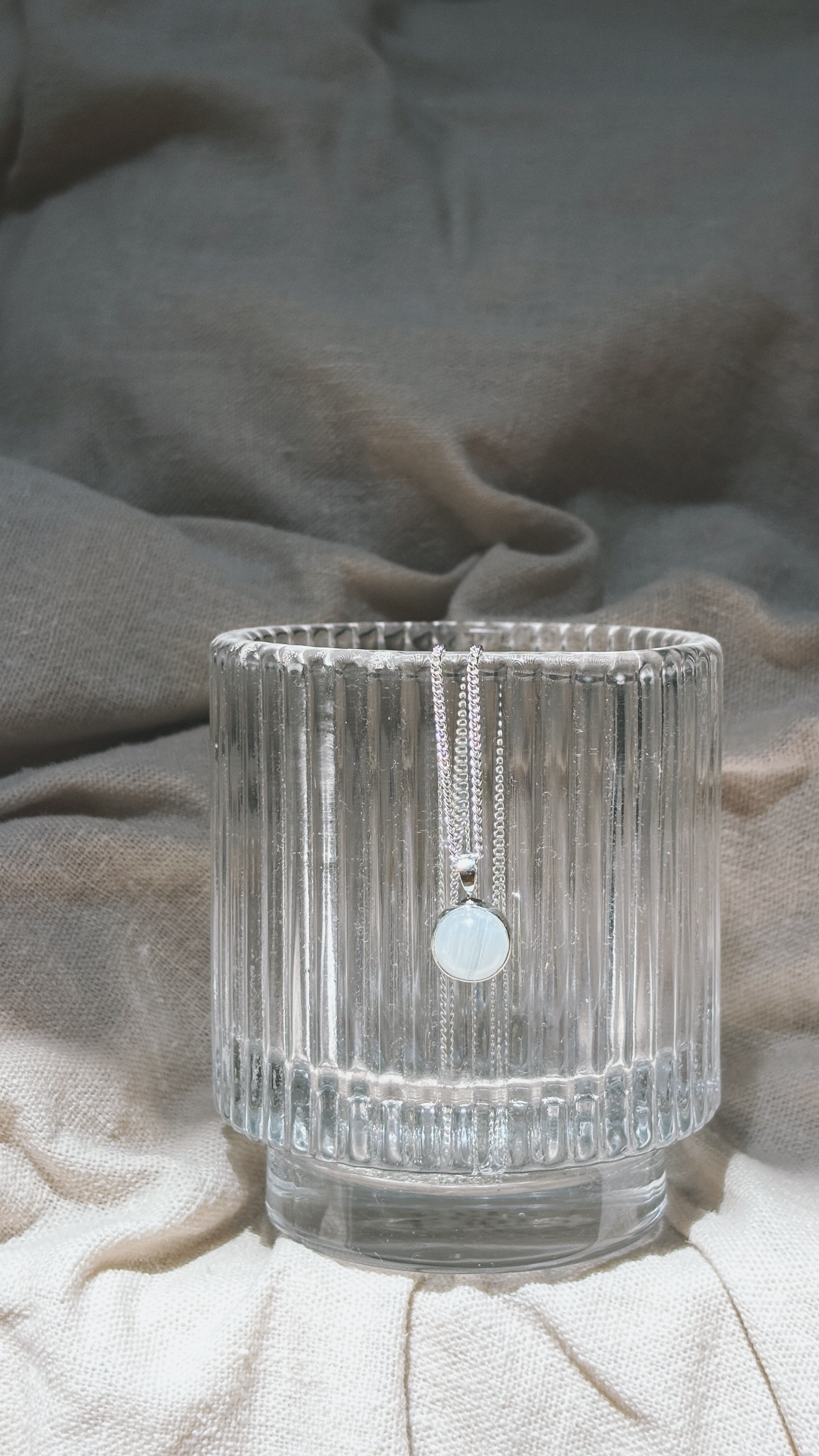 HANA MONDSTEIN small Halskette | Necklace Silver