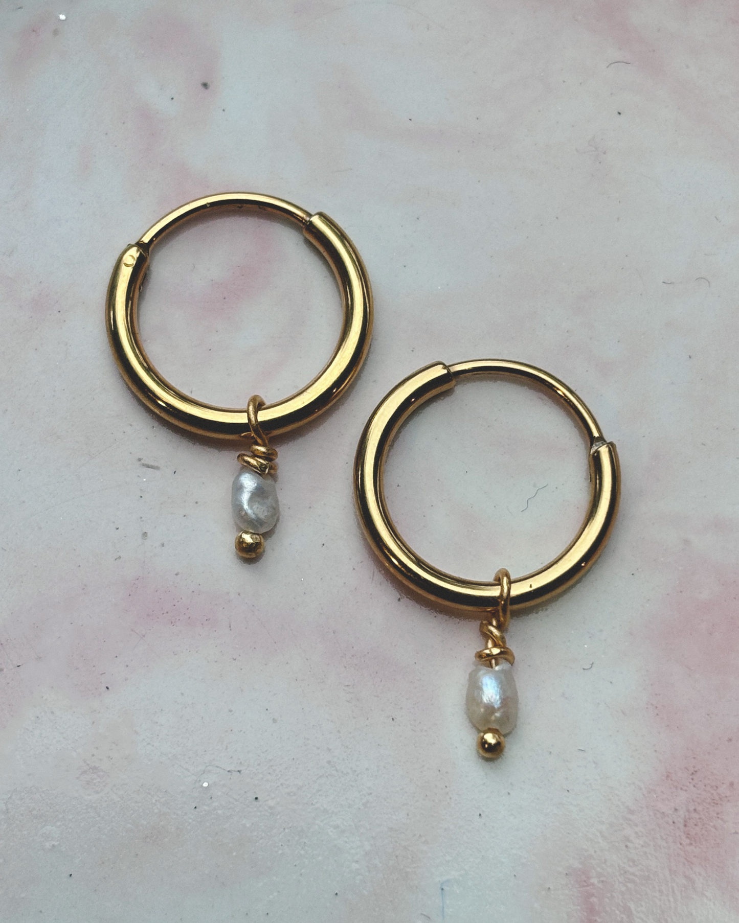RINA Perle Ohrring 13mm | Earring Gold