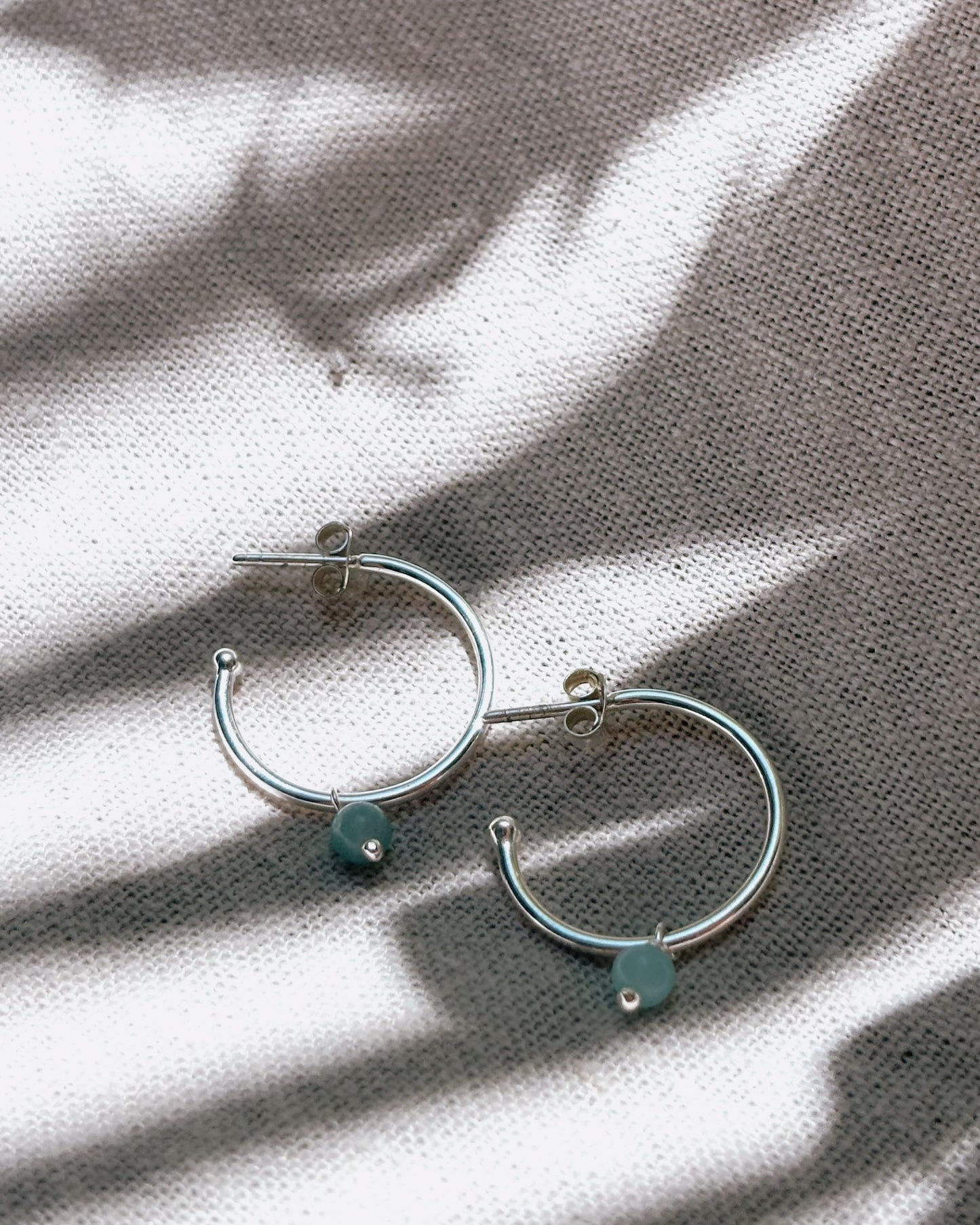LIV Ohrring Amazonit | Earring Silver