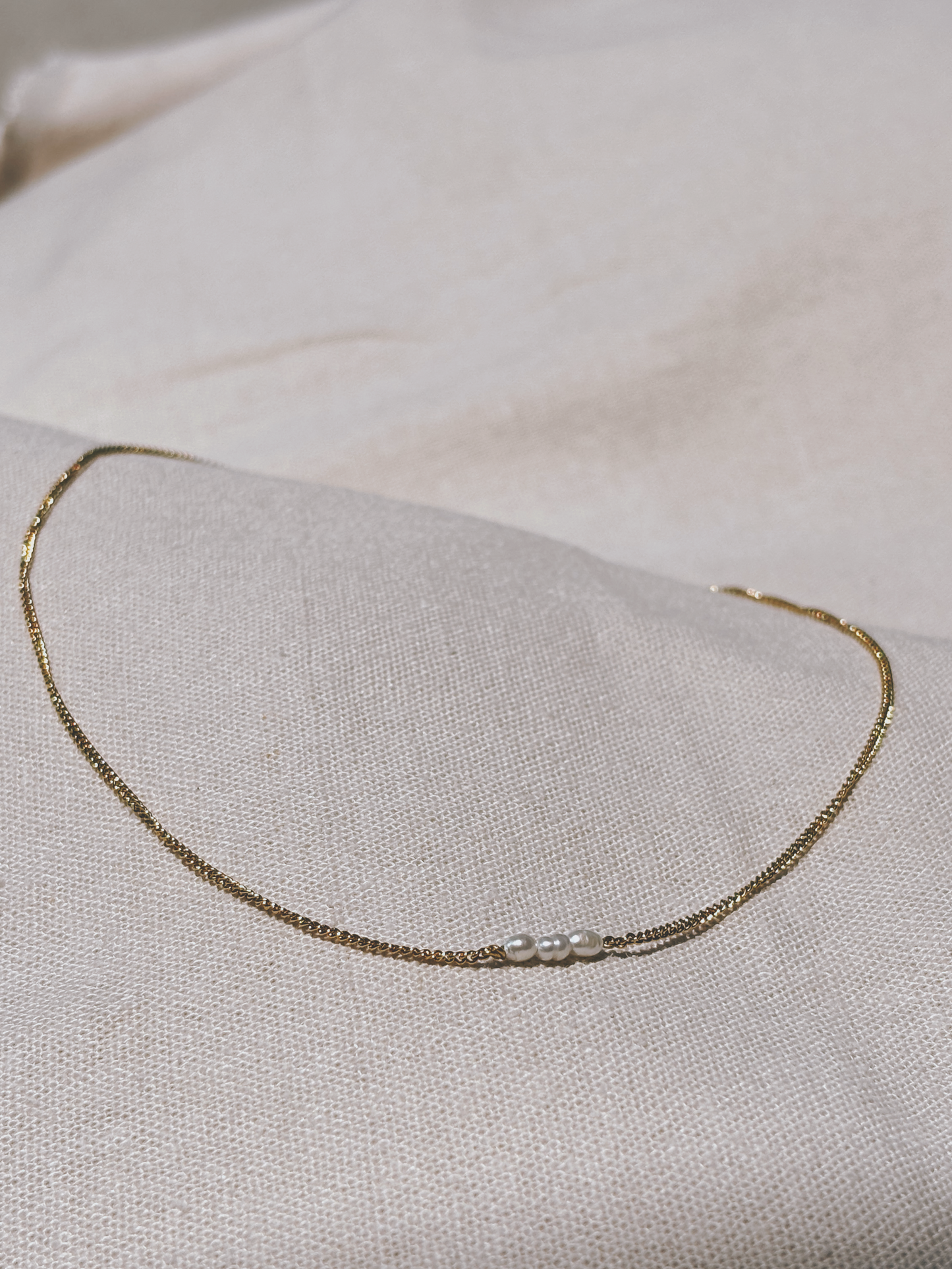 NALI ALINA PEARL Halskette | Necklace Gold