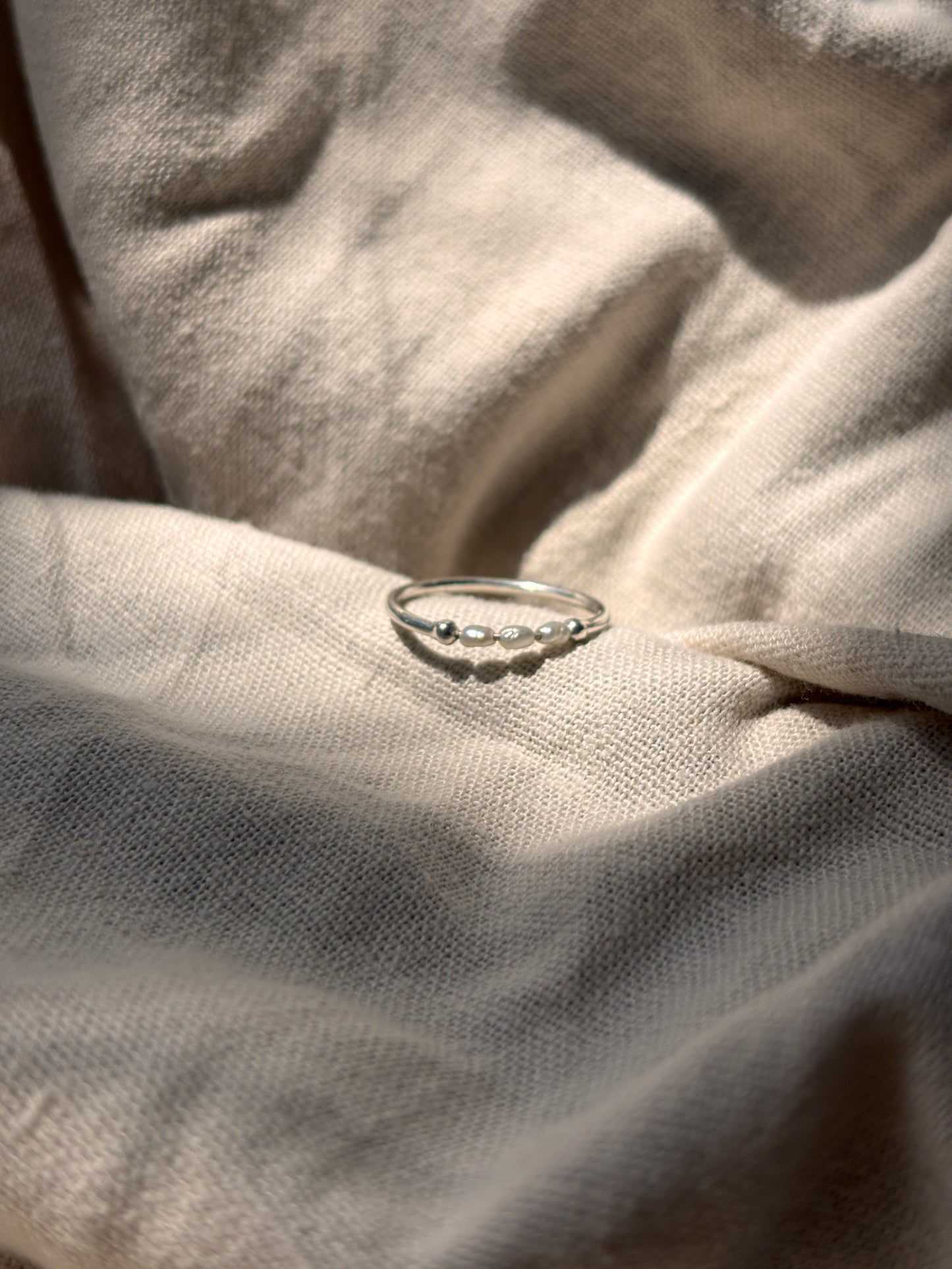 ALINA Pearl RING Silver