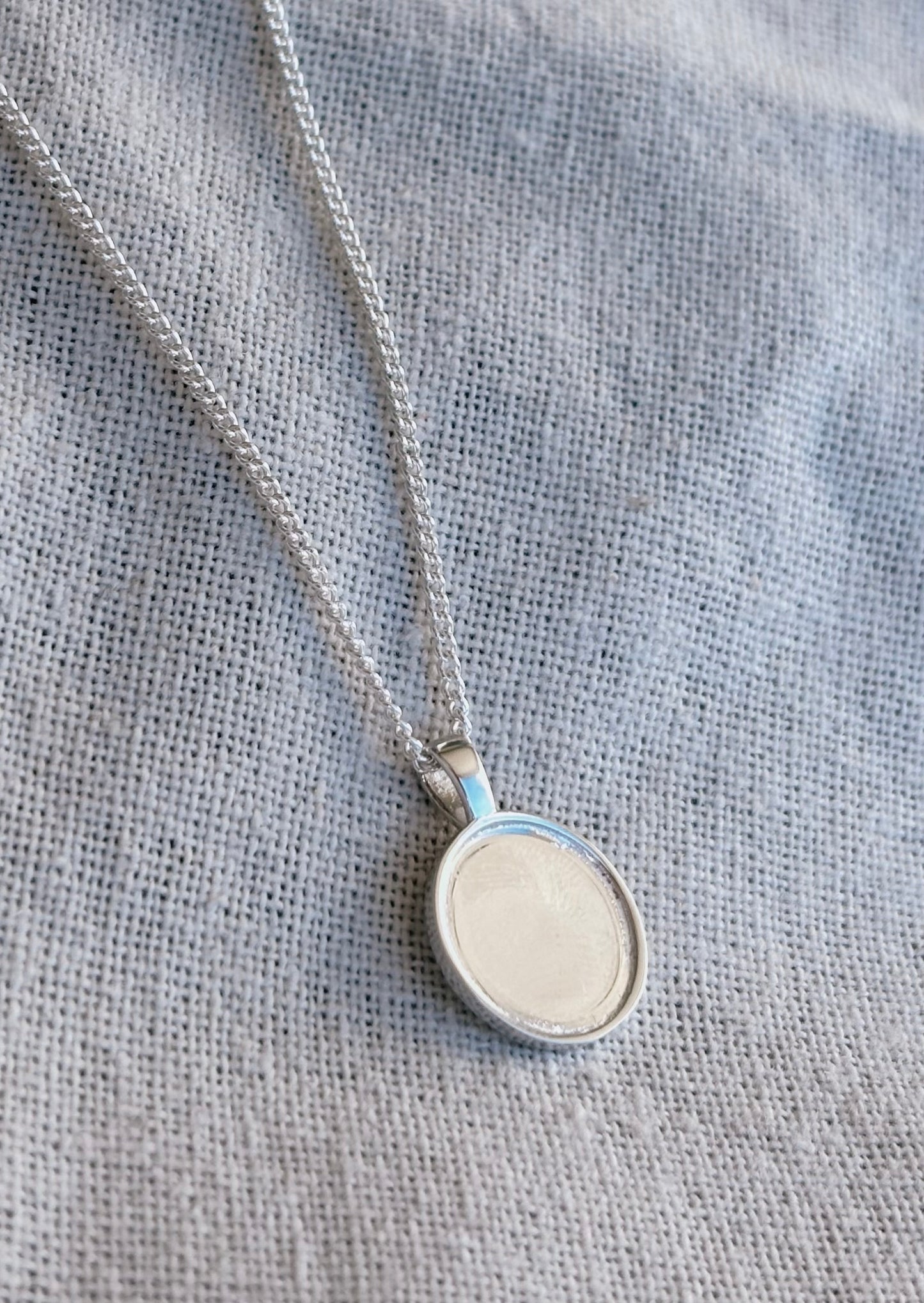 Persönliche Gravur | Engraving Kette Silber (Kette & Anhänger)