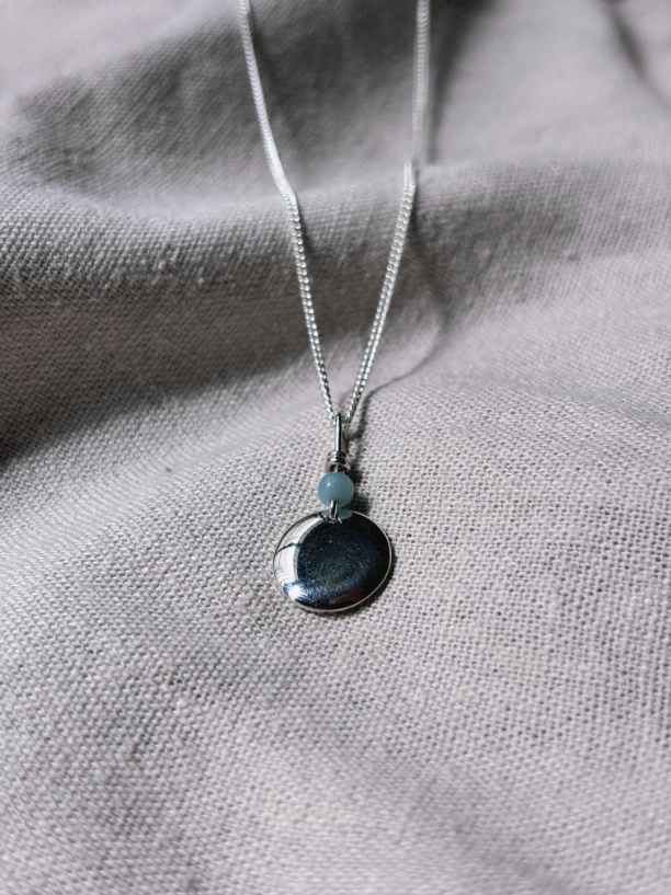 ANAM Amazonit Halskette | Necklace Silver