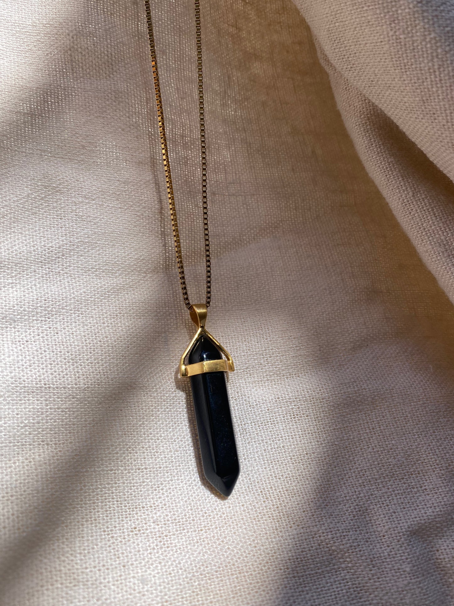 BELLE BLACK ONYX Halskette | Necklace Gold
