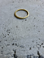 AYU thin BRASS matt Ring Gold - The Santai Collection
