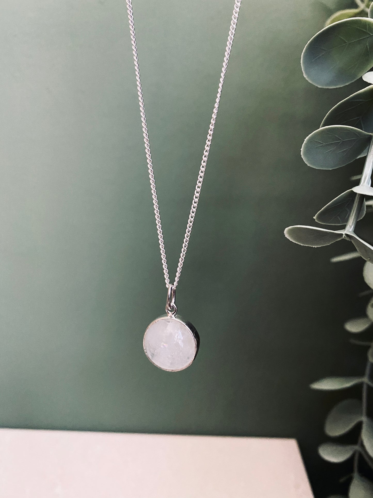 HANA Mondstein Halskette | Necklace Silver