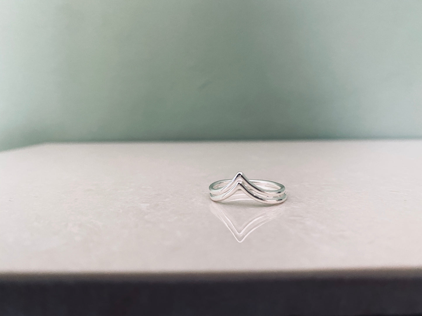 ARINI DOUBLE Ring Silver