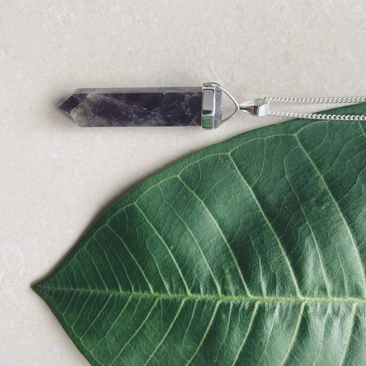 BELLE AMETHYST Halskette | Necklace Silver