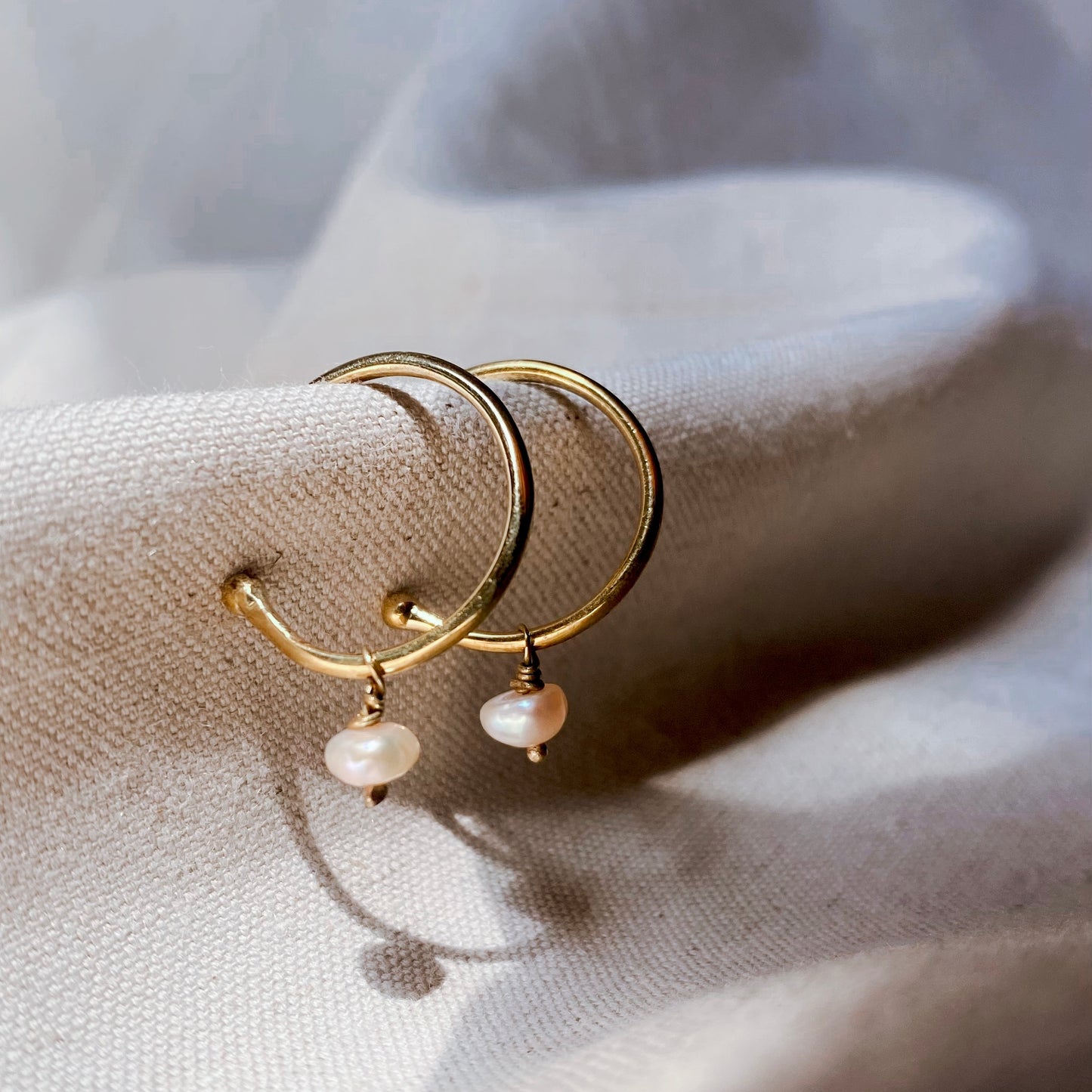 LIV Ohrring ROSÉ PEARL | Earring Gold