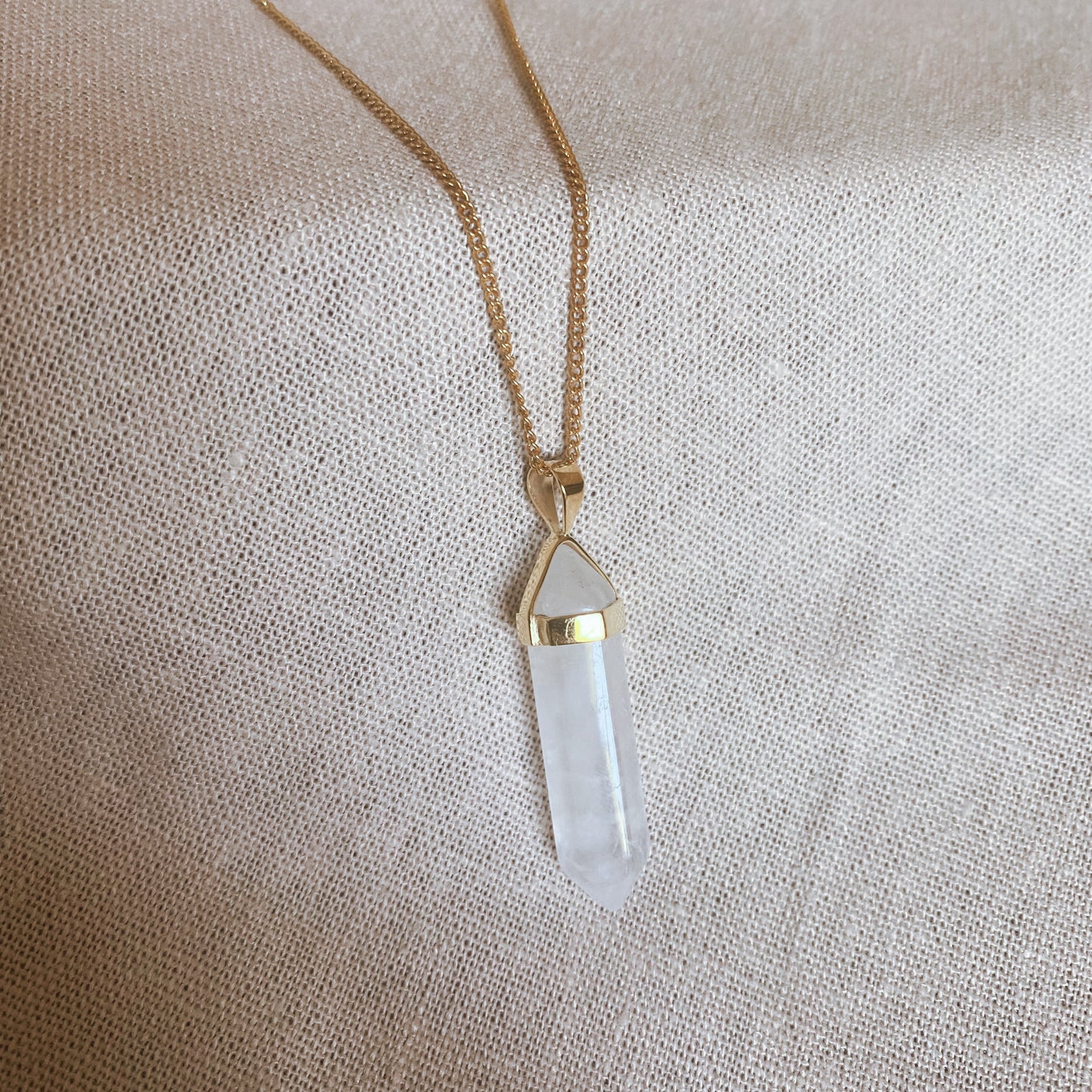 BELLE Crystal Halskette | Necklace Gold