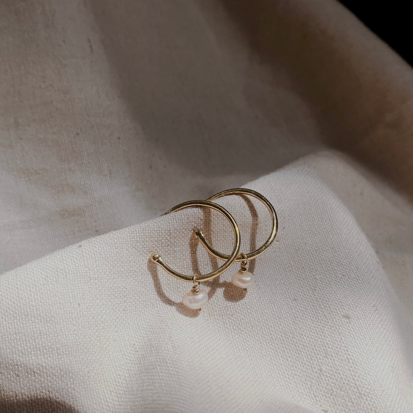 LIV Ohrring ROSÉ PEARL | Earring Gold
