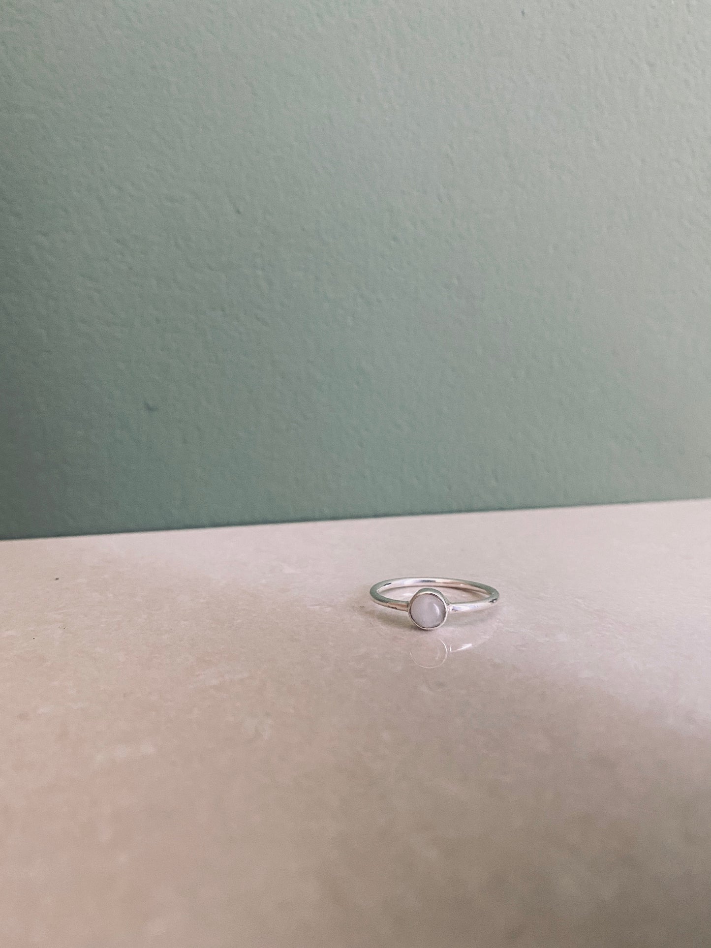 DEWI ROSEQUARZ Ring Silver