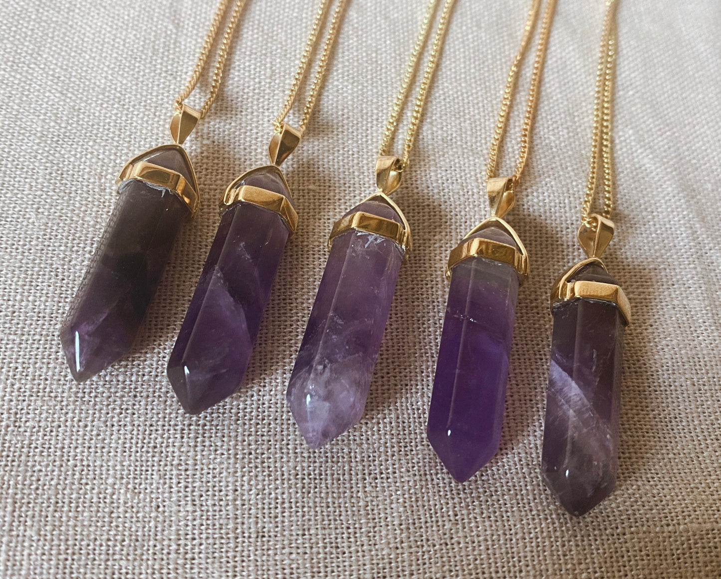 BELLE AMETHYST Halskette | Necklace Gold