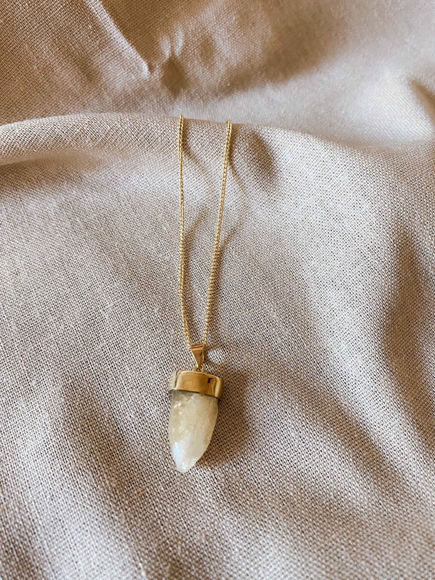 MENTARI CITRIN Halskette | Necklace Gold