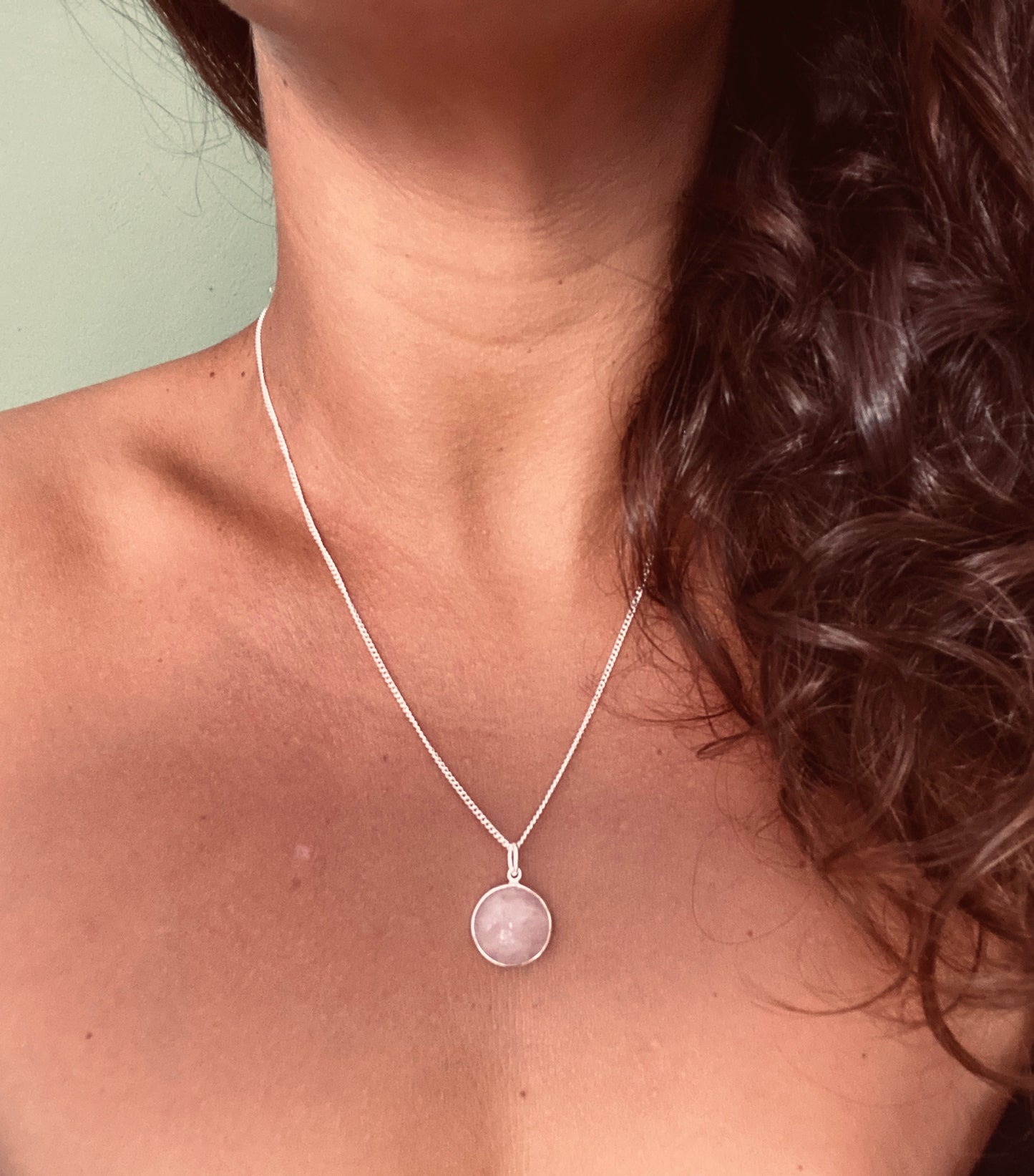 HANA ROSENQUARZ Halskette | Necklace Silver