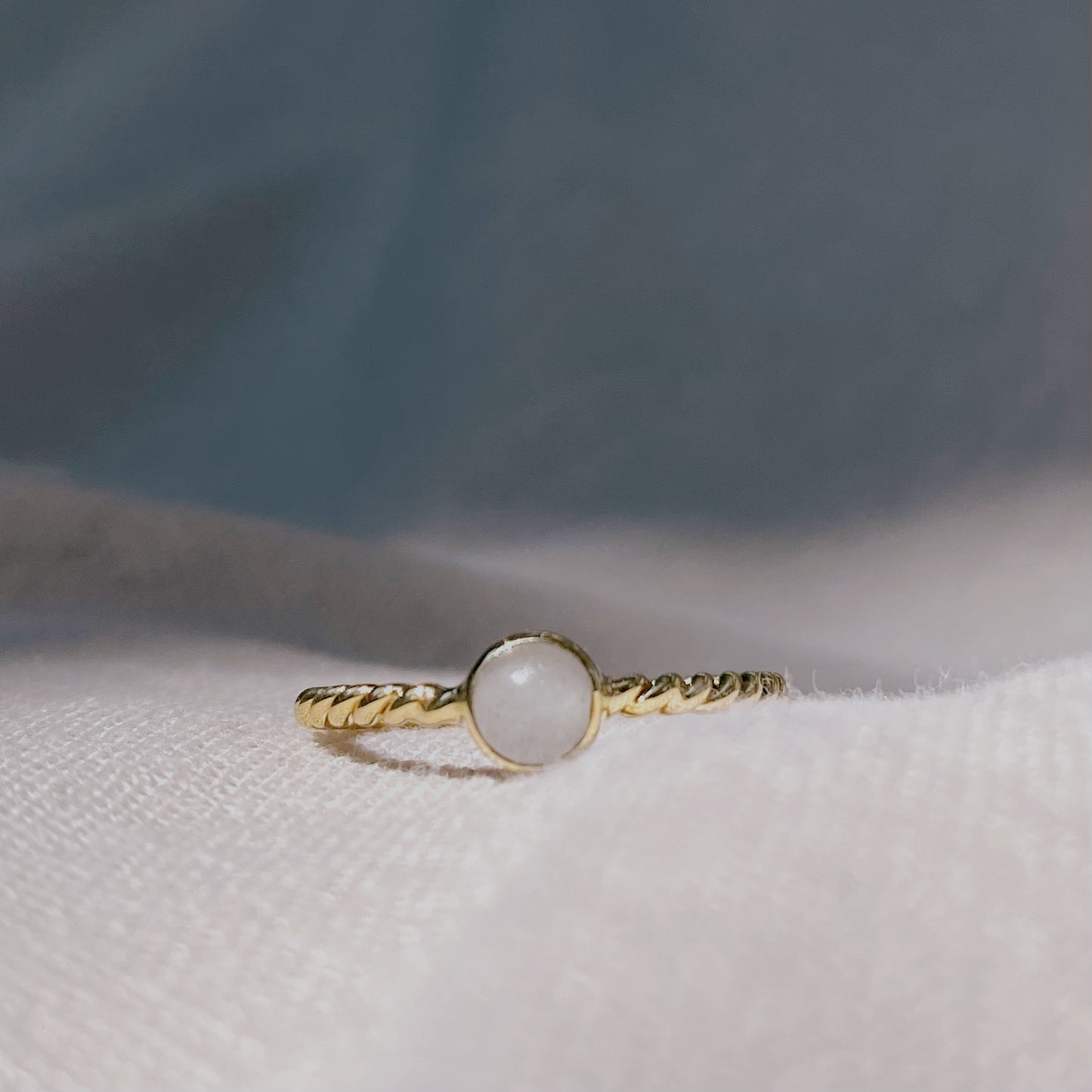 SENANG ROSEQUARZ Ring Gold