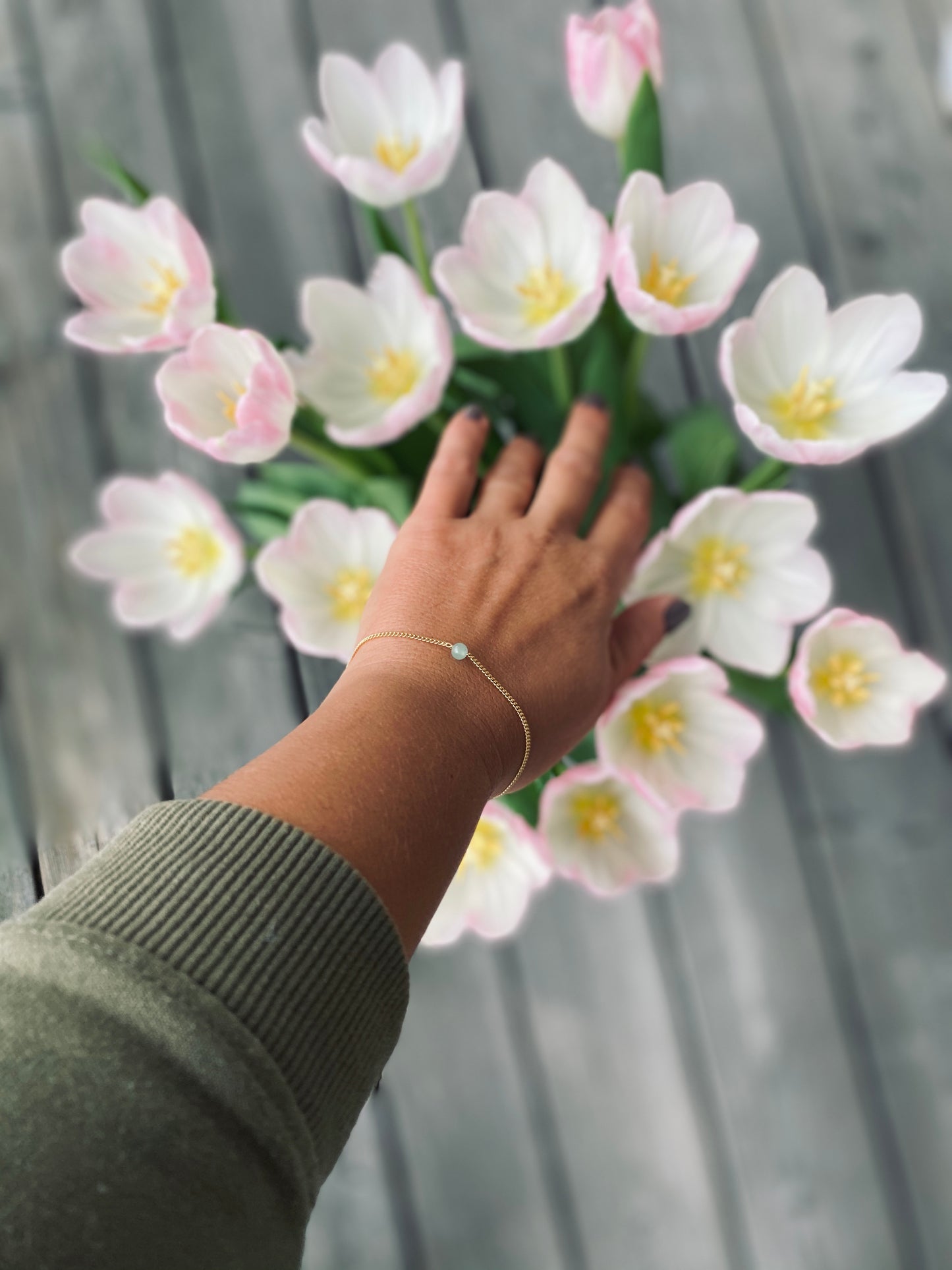 NALILET Aventurin Armschmuck | Bracelet Gold
