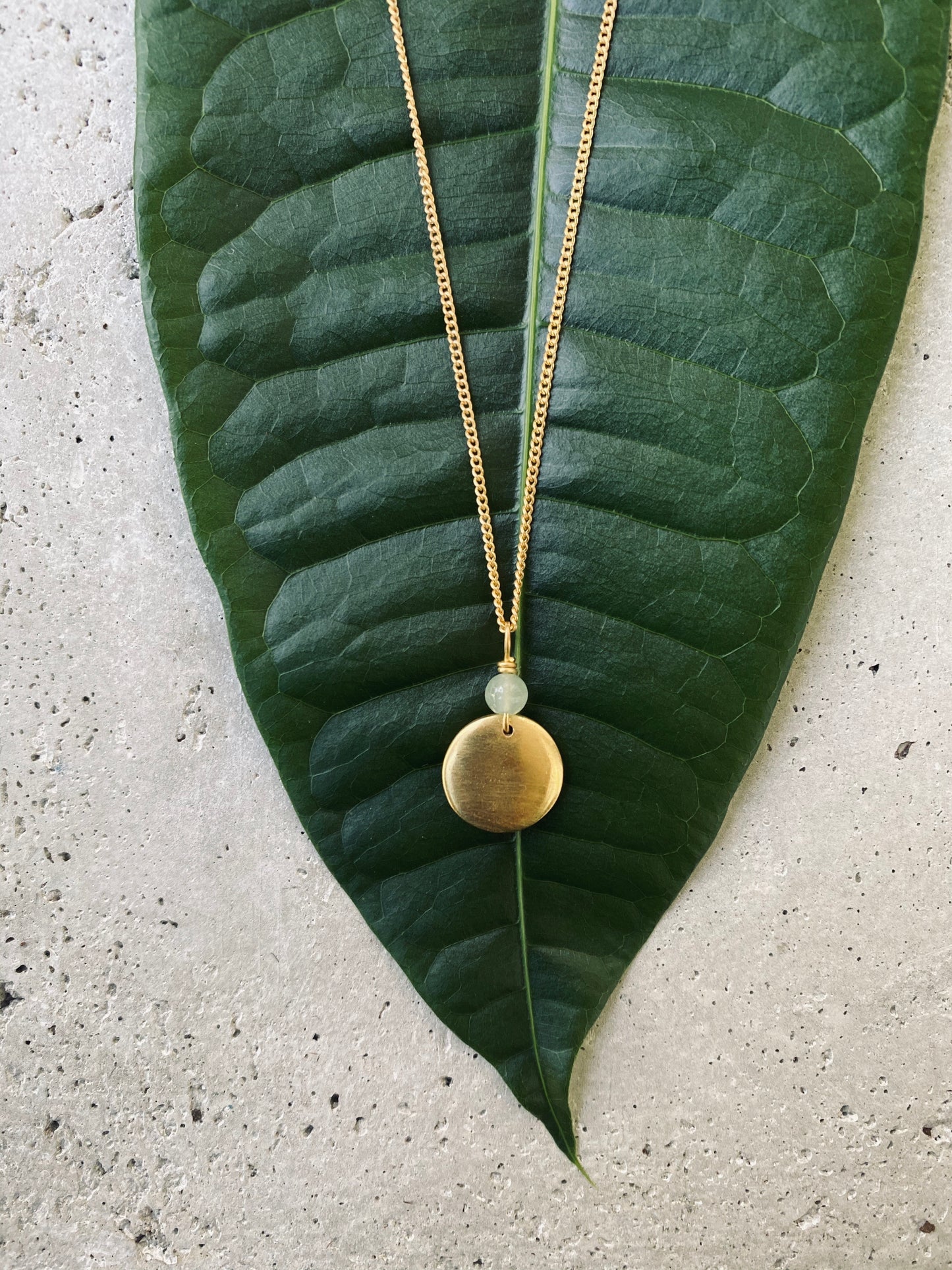 ANAM AVENTURIN Halskette | Necklace Gold