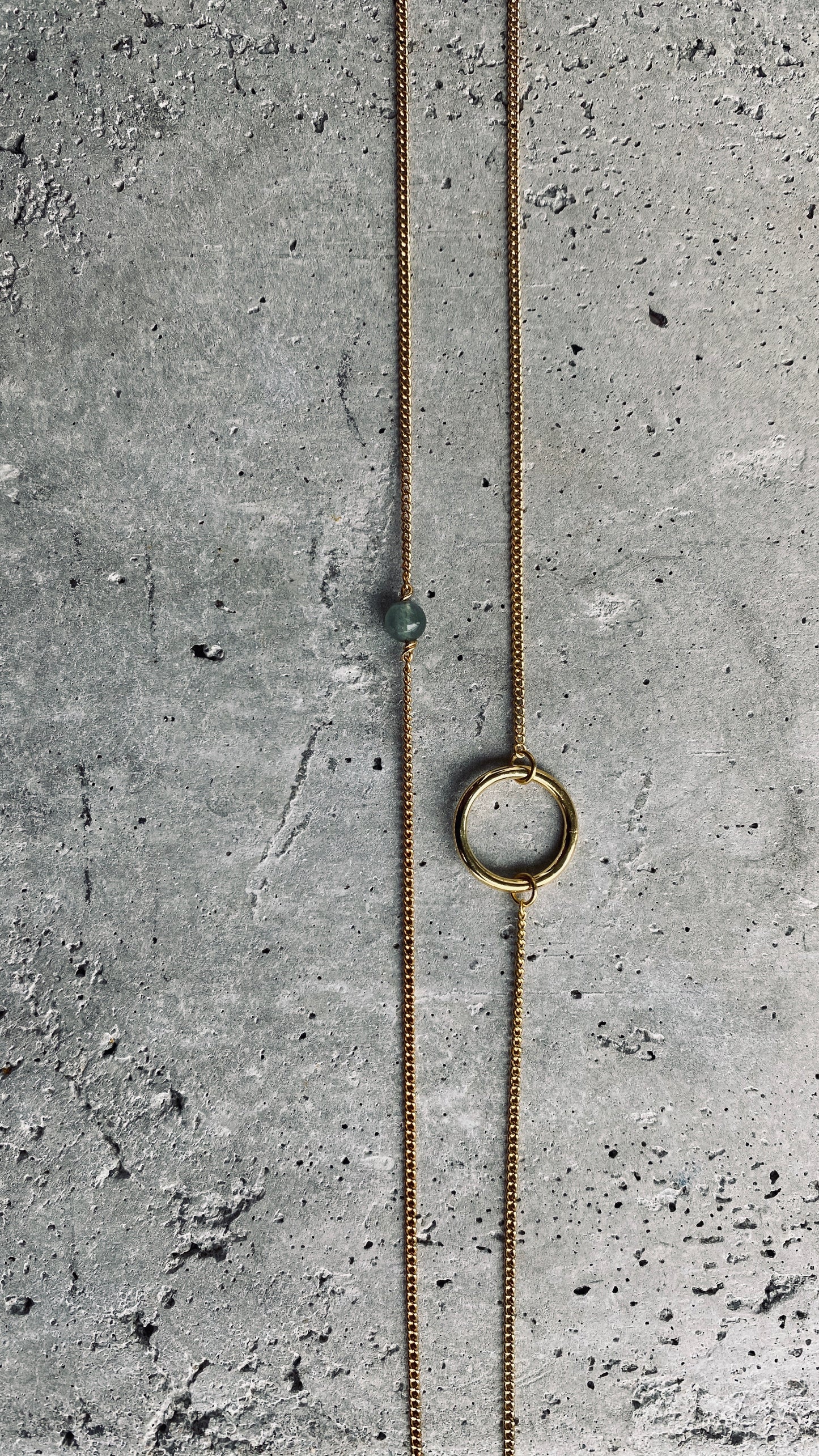 NALI Aventurin Halskette | Necklace Gold