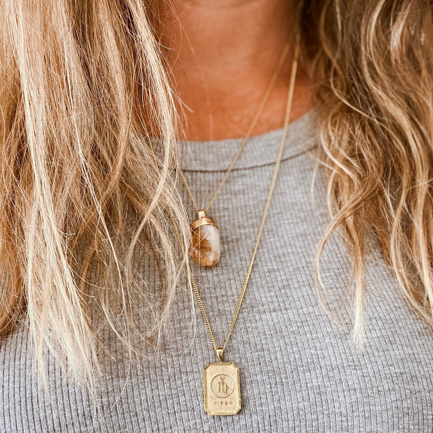 ZODIAC. Collection AQUARIUS | WASSERMANN Halskette | Necklace Gold | Sternzeichen Kette