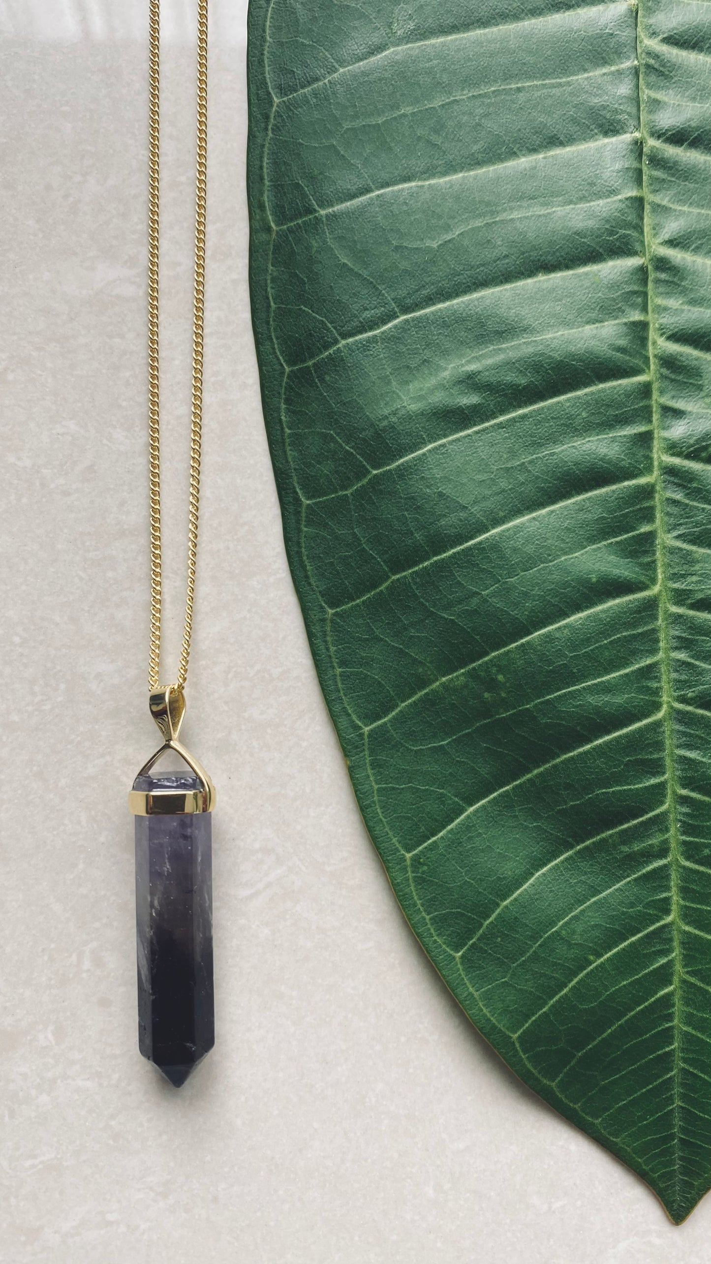 BELLE AMETHYST Halskette | Necklace Gold
