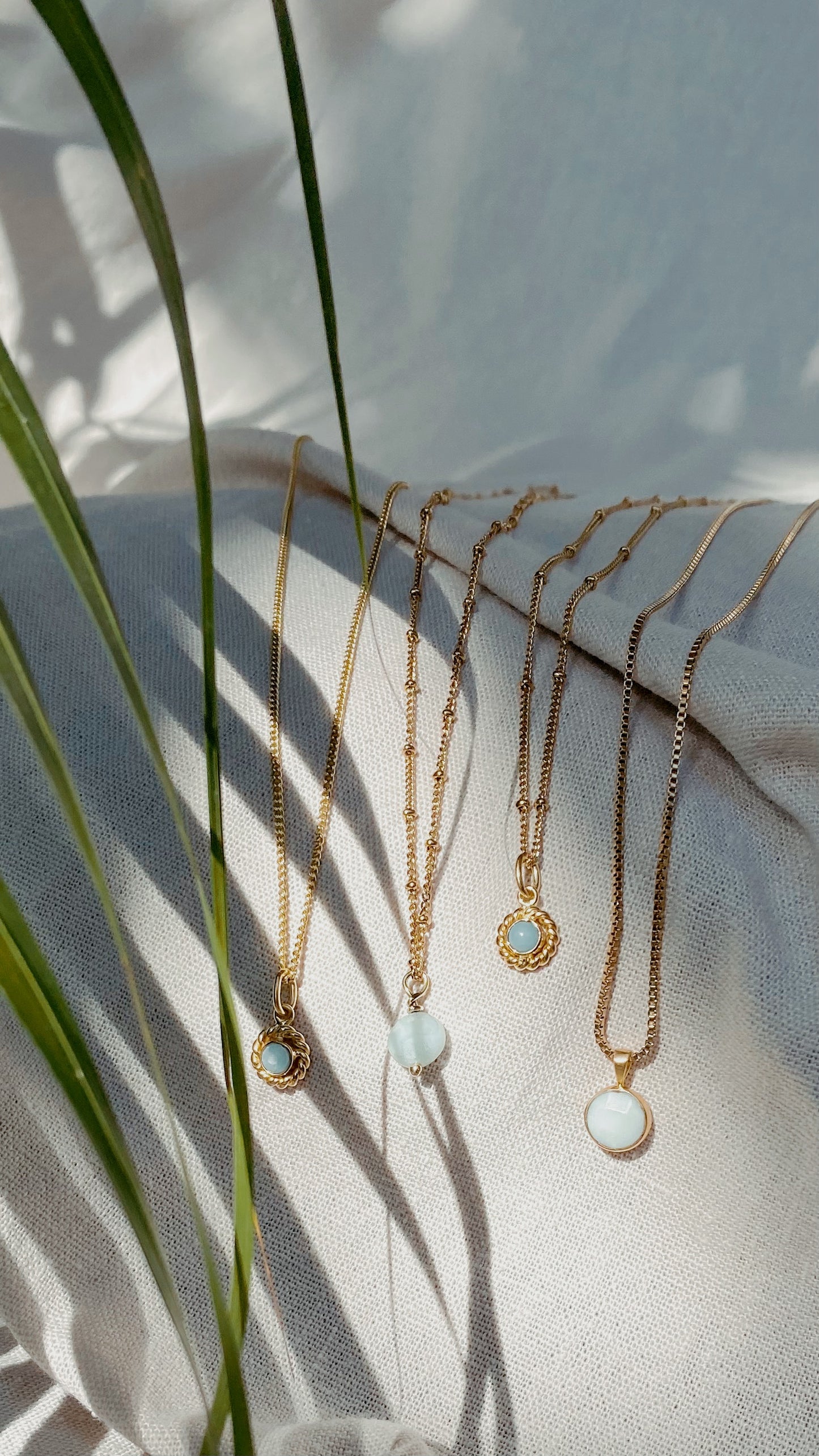CINTA AMAZONIT Halskette | Necklace Gold