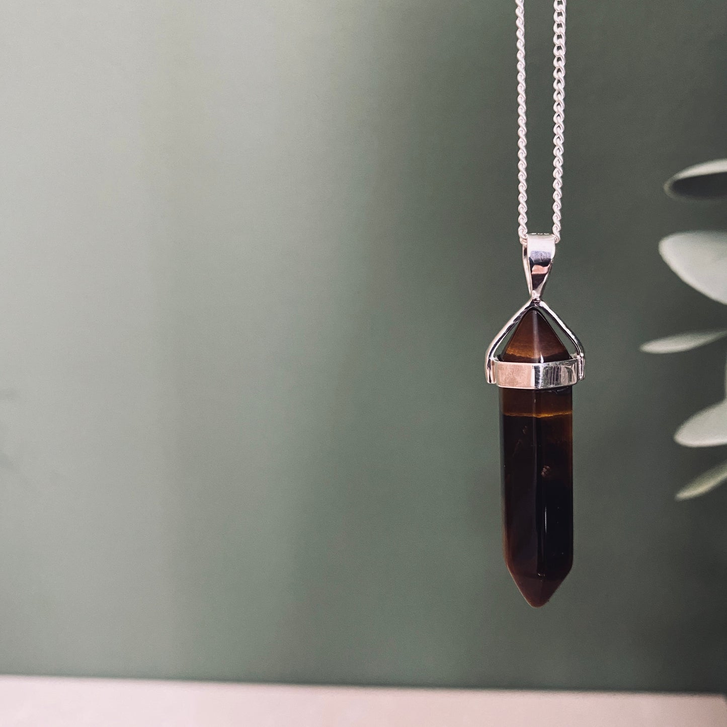 BELLE TIGER EYE Halskette | Necklace Silver