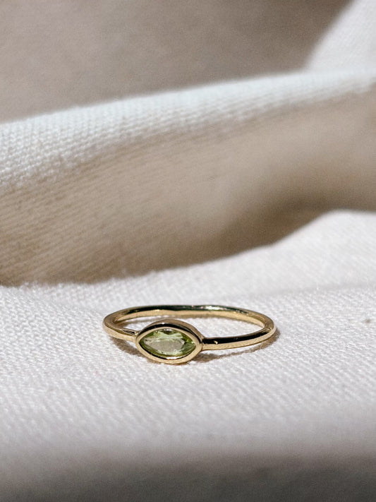 ENI Peridot Ring Gold