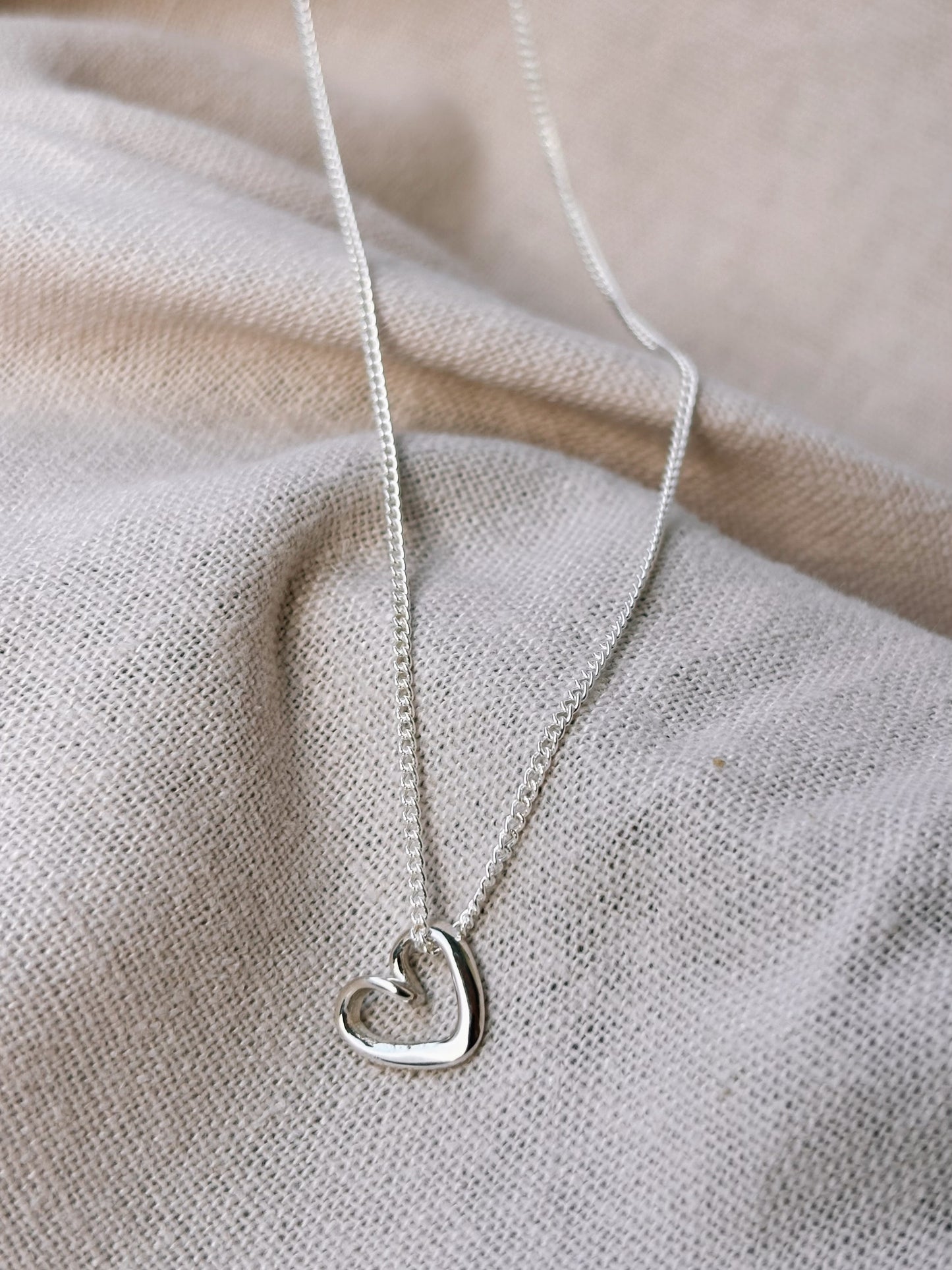 WIANA HEART Halskette | Necklace Silver
