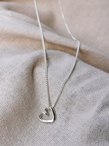 WIANA HEART Halskette | Necklace Silver