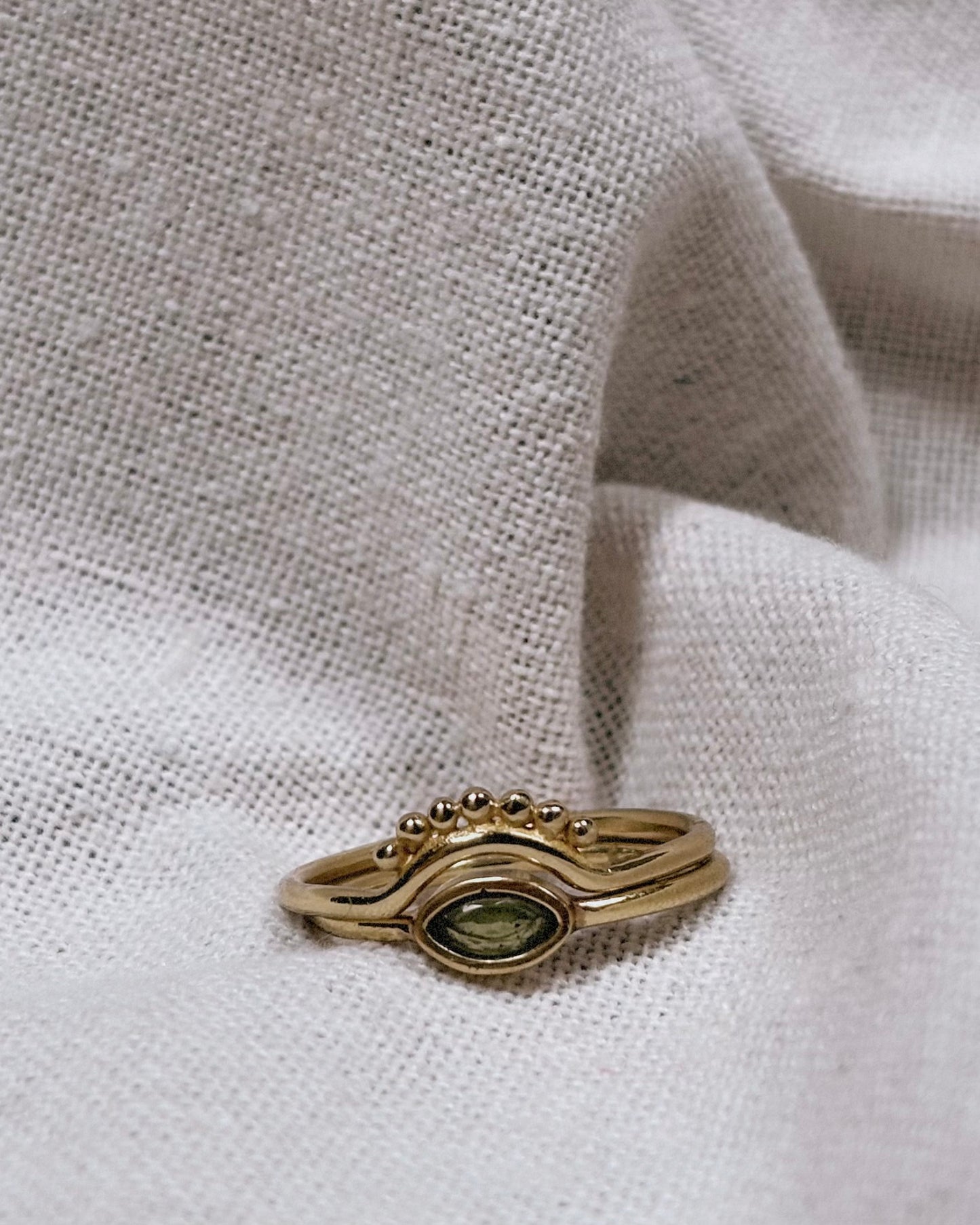 ENI Peridot Ring Gold