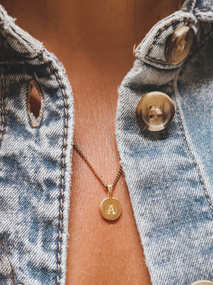 BUCHSTABEN Halskette | LETTER Necklace Gold
