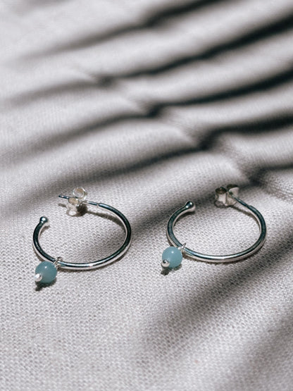 LIV Ohrring Amazonit | Earring Silver