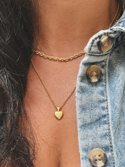 LOVE. HEART Halskette | Necklace Gold