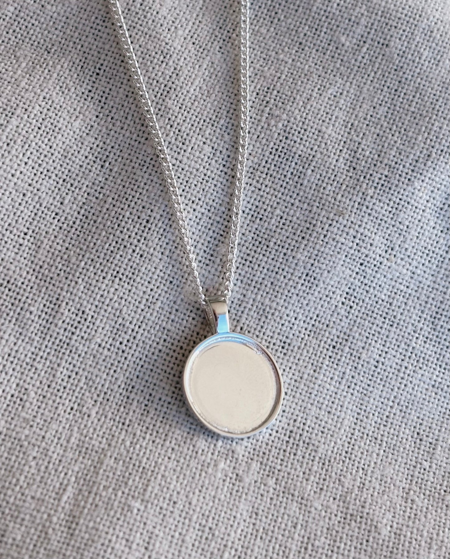 Persönliche Gravur | Engraving Kette Silber (Kette & Anhänger)