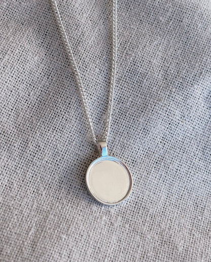 Persönliche Gravur | Engraving Kette Silber (Kette & Anhänger)