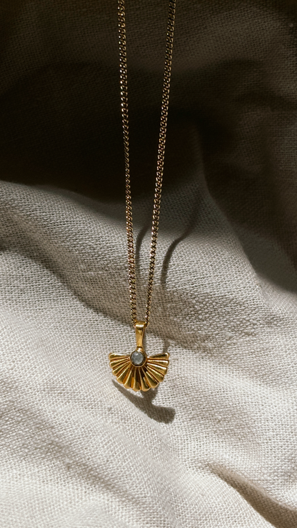 RAISA Moonstone Halskette | Necklace Gold