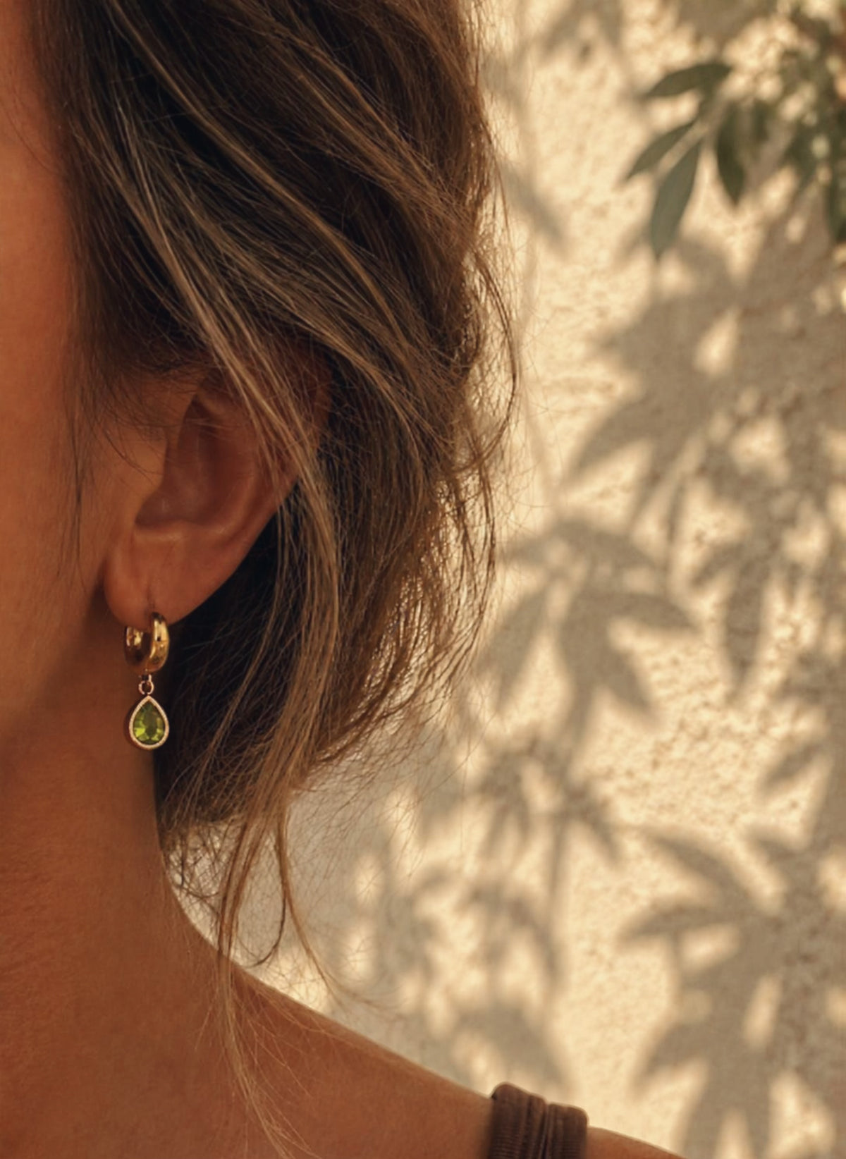 TALIA EARRING RING Peridot Ohrring | Earring Gold