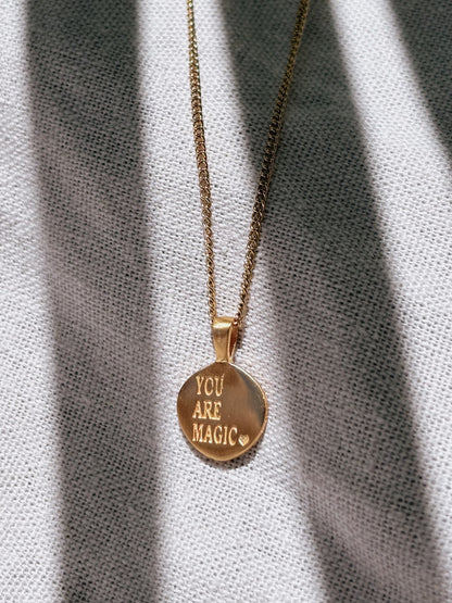 ADITA Zircon Halskette | Necklace Gold