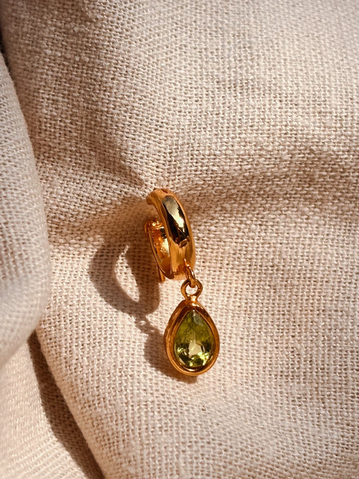 TALIA EARRING RING Peridot Ohrring | Earring Gold