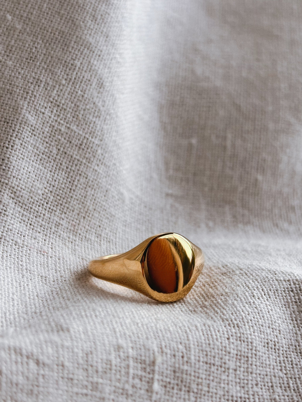 Siegel Ring oval Gold (auch mit Gravur erhältlich)