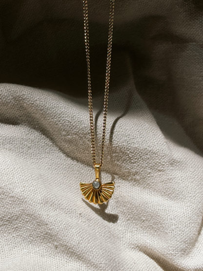 RAISA Moonstone Halskette | Necklace Gold